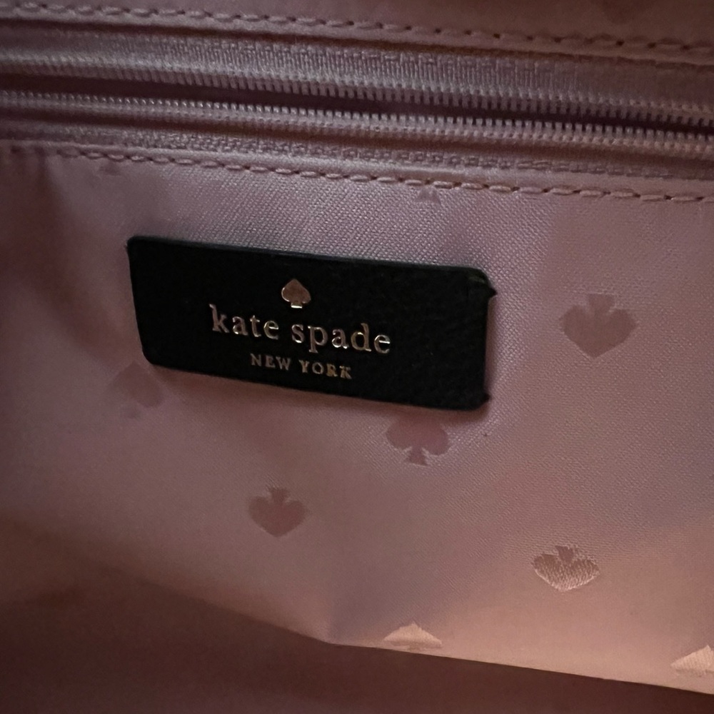 Kate Spade Black Bag with Long Straps - Picture 4 of 5